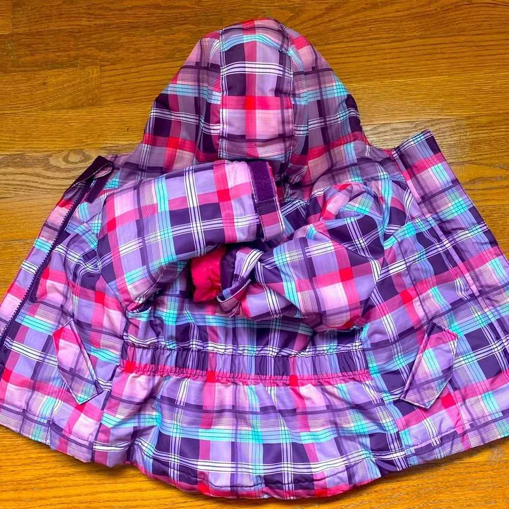 12m Girls Cherokee Double Layer Winter Coat - Picture 3 of 4